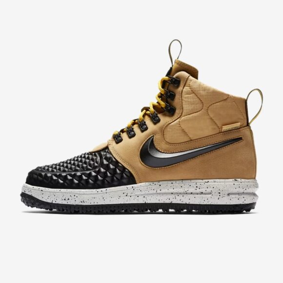 Nike Black and Yellow Performance Boots LUNAR FORCE 1 DUCKBOOT - Picture 3 of 14